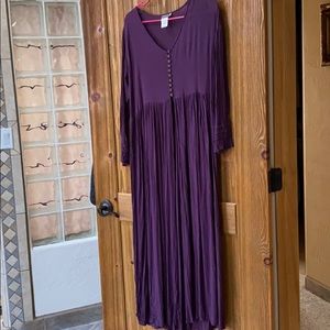 Purple maxi top